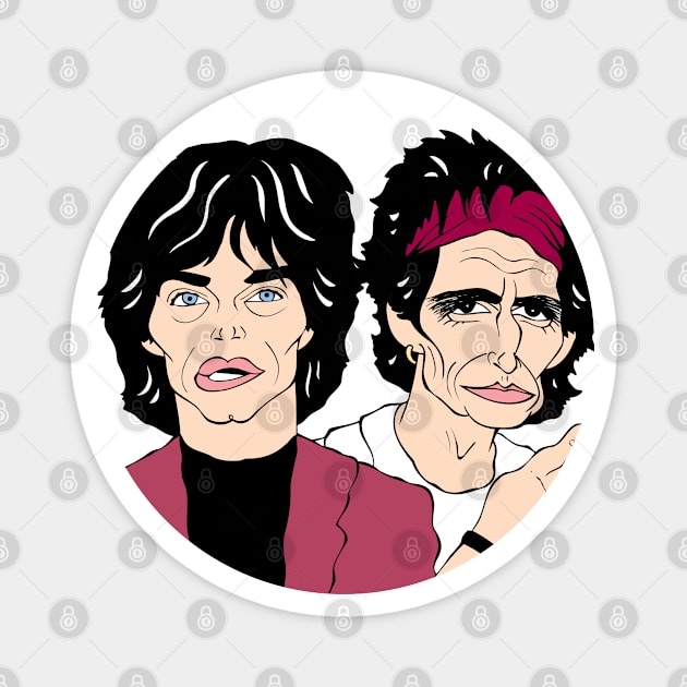 LEGENDARY ROCK BAND FAN ART Magnet by cartoonistguy